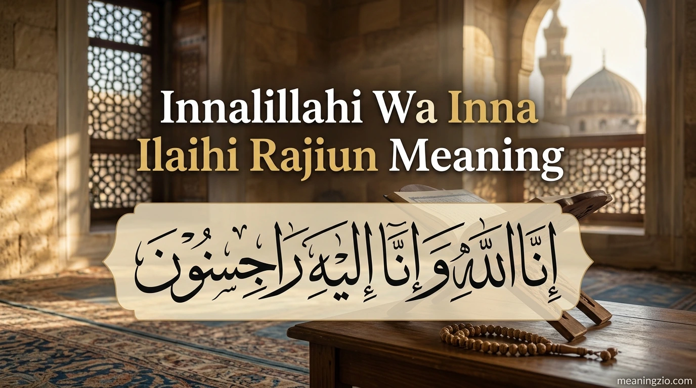 Innalillahi Wa Inna Ilaihi Rajiun Meaning